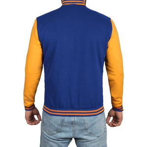 Men Letterman Jacket Custom Logo Varsity <b>Coat</b> for School Teams Clubs and Casual Fashion Lightweight Men Varsity Baseball Jacket - Product Image 3
