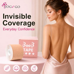 JOGOGO Bande adhésive invisible pour poitrine, effet push-up, imperméable, pour femmes grandes tailles, lifting instantané des seins - Product Image 1