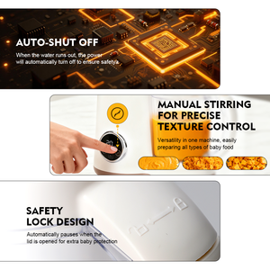 Licuadora para Bebé, <span class=keywords><strong>Vaporera</strong></span> de Alimentos Nutribuller, Calentador de Biberones Portátil, Procesador de Alimentos para Bebés - Product Image 3