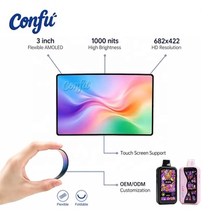 Layar Fleksibel <span class=keywords><strong>3</strong></span> Inci 682*422 AMOLED, Modul Sentuh Melengkung, Panel Rokok Elektronik Raspi, Penggerak MIPI AD Broad - Product Image 1