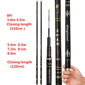 <span class=keywords><strong>Canne</strong></span> à pêche télescopique ultra-légère en <span class=keywords><strong>carbone</strong></span> haute performance Tai Wan Carp pour eau douce, <span class=keywords><strong>7m</strong></span> 8m 9m, action rapide pour lac, ruisseau, rivière, composite - Product Image 2