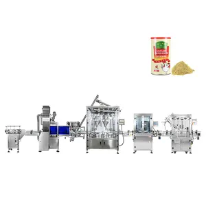 Factory Price Milk Powder Packaging Machine Automatic Tin Can Chilli powder glass bottle packing line