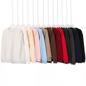 H5488 Ventes chaudes automne-hiver, sweat-shirts à col rond en coton mélangé 450 g/m² doublés de polaire Silver Fox - Product Image 1