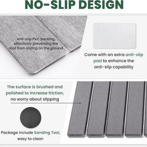 Alfombrilla de Baño de Piedra Plegable, de Secado Rápido, Súper Absorbente, Antideslizante, Impermeable, Personalizable en Tamaño y Color - Product Image 5