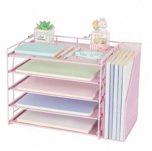Metal Paper <b>Organizer</b> and Accessories with <b>File</b> <b>Organizer</b> Desk Accessories & Workspace <b>Organizers</b> for Catalog & Reference Racks - Product Image 3