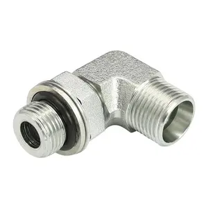Right Angle joint Stainless steel ferrule right Angle joint transition hydraulic pipe joint Right Angle inner wire pipe joint