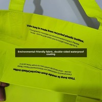 Sac de courses et cadeaux portable grande capacité en tissu RPET Lixin, imperméable, recyclable, écologique et coloré SX-568