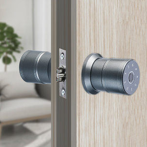 Tombol pintar sidik jari, kunci pintu <span class=keywords><strong>digital</strong></span> sidik jari Anti tergelincir kata sandi, tombol pengunci tuya untuk pintu interior - Product Image 5