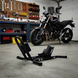 ขาตั้งล้อหน้ารถมอเตอร์ไซค์ DB ขนาด 17-21 นิ้ว ทำจากเหล็กสีดำ แข็งแรงทนทาน สำหรับซ่อมและเปลี่ยน - Product Image 2