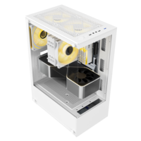 Full Vision Entry ATX Gaming Computer Cases Paneles de vidrio templado Case De PC Gaming ATX/ Micro PC Cabinet for Gamer