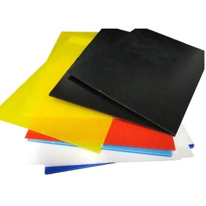 4mm 6mm 8mm Colorful Hollow PP Sheet Corrugated Plastic Polycarbonate Sheet