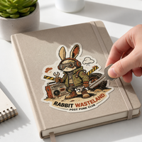 Autocollant en vinyle personnalisé imperméable pour ordinateur portable, bouteille d'eau, avec des autocollants de dessins animés mignons, design de personnage graffiti
