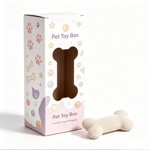 Custom Printed Pet Toy Gift Paper Box <b>Window</b> Display Cardboard Box for Pet Toy Set Packaging OEM - Product Image 3