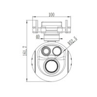 A102Pro 3- Caméra à nacelle 4K avec zoom optique 10X, télémètre laser, imagerie thermique, drone UAV, caméra vidéo d'inspection de vision nocturne IA