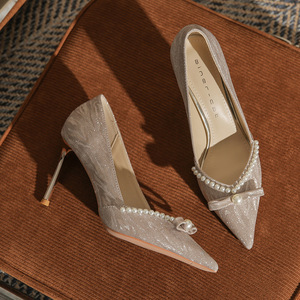 Zapatos de Tacón Alto Elegantes y Sensuales Evergreen, Zapatos de Cóctel con Punta en Pico y Tacón de Aguja, Antideslizantes, Moda Verano/Invierno - Product Image 2