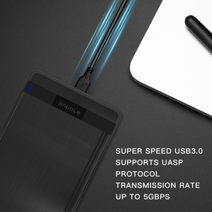 Hộp Đựng Ổ Cứng Gắn Ngoài USB 3.0 USB 2.0 SATA Hộp Đựng Ổ Cứng 2.5 Inch HDD <span class=keywords><strong>SSD</strong></span> Màu Đen - Product Image 5