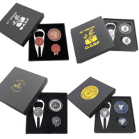 Marcadores de Pelota de Golf Magnéticos de Cobre con Grabado Láser y Resina Epoxi, Marcadores Aleatorios, Monedas Marcadoras de Golf, Nivel de Pendiente