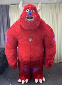 เครื่องแต่งกายมาสคอตการ์ตูนสำหรับผู้ใหญ่ <span class=keywords><strong>Mike</strong></span> Sullivan แบบเป่าลมได้ลายมอนสเตอร์มหาวิทยาลัยออกแบบได้ตามต้องการ - Product Image 4