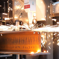 Tube à faisceau H FINCM 12M 6M 9M dans une machine de découpe laser 6000w 12000W avec 3 mandrins