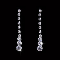 Ensemble Collier Boucles d'Oreilles Bracelet Strass Diamants Étincelant pour Mariage et Anniversaire – Bijoux Femme Sexy de Grossiste