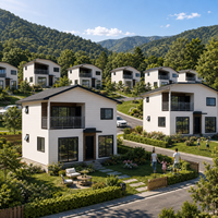 Edificio Modulare Prefabbricato Facile da Trasportare con Struttura Flat Pack e Montaggio Rapido per Alloggi per Lavoratori e Campi di Lavoro
