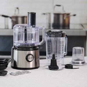 750W chuyên nghiệp thép không gỉ xử lý thực phẩm với 2.3L công suất lớn Chop puree bột lát shred Whisk xay bóp - Product Image 2