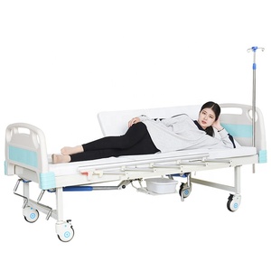 Fukuni — <span class=keywords><strong>lit</strong></span> de patients en acier, bricolage médical avec 3 fonctions réglables, pour hôpitaux, manuel, <span class=keywords><strong>prix</strong></span> disponible, usine chinoise - Product Image 4