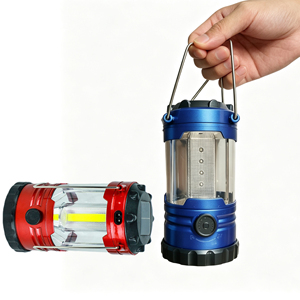 Linterna LED Portátil para Camping, Recargable, Impermeable, Luz de Emergencia para Senderismo, Camping y Tiendas de Campaña con Brújula - Product Image 1