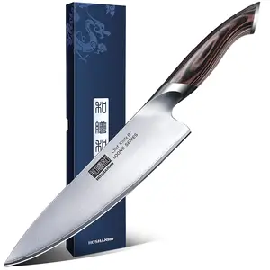 Coltello da cucina HOSHANHO coltello da Chef Ultra affilato coltello da cuoco professionale da 8 pollici