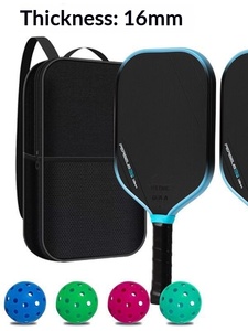 ไม้พายพิคเคิลบอลคาร์บอนไฟเบอร์ T700 แบบสกัดเย็น ชุดเต็ม พร้อมลูกพาย 2 ลูก สำหรับฝึกซ้อมระดับมืออาชีพ สำหรับผู้ใหญ่ น้ำหนัก 225 กรัม - Product Image 4