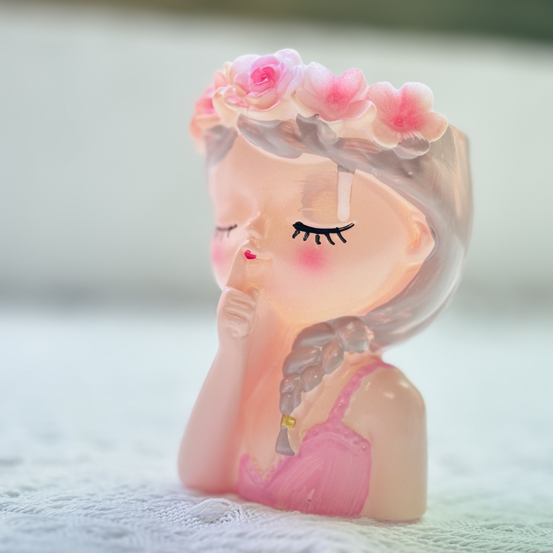 Plante en pot colorée pour fille - Calme [Pas de plante]
