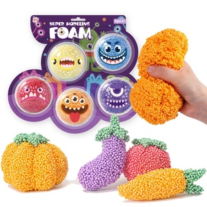 Nuevo Juguete Sensorial No Tóxico para Hacer Manualidades, Lodo de Nieve de Perlas Coloridas, Espuma Supermodeladora, Slime y Masilla para Niños con Textura de Espuma - Product Image 3