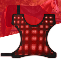 Enveloppe de luminothérapie LED rechargeable pour chevaux, grande taille, lumière rouge 660nm 850nm, couverture de luminothérapie LED rouge pour chevaux, corps entier