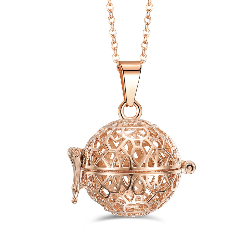 Motif géométrique circulaire zpp1203 en or rose