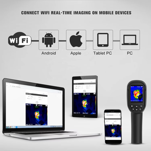 กล้องถ่ายภาพความร้อน TTLTES HT-06 ความละเอียดสูง 256 x 192 อินฟราเรด 25 Hz Wi-Fi แบบพกพา สำหรับตรวจสอบบ้าน ทำจากพลาสติก - Product Image 1