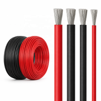 Kabel Silikon 2 4 6 8 10 12 AWG Kabel Tembaga Berlapis Timah Fleksibel untuk Kelistrikan 200 ° Tahan Panas untuk Kabel Otomotif Mobil
