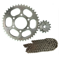 HF BENMA Amerika Selatan 1045 428H 32T 34T 36T 38T 39T 45T 116L 122L 124L Kit transmisi sepeda motor rantai dan peralatan sproket