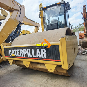 Rouleau compresseur vibrant tandem Caterpillar CS-583D d'occasion, modèle 2018, moteur diesel 75KW, origine Japon, composants essentiels fiables pour - Product Image 4