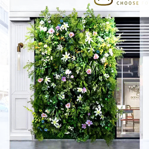 Haut de gamme personnalisé biomimétique plante verte mur paysage artificialité stéréoscopique plante mur balcon fond - Product Image 1