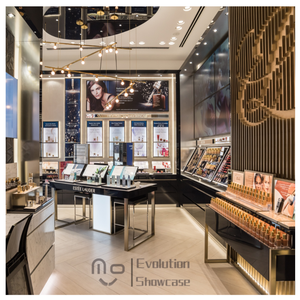 Estantes de Exhibición para Salón de Belleza con Iluminación LED de Alta Calidad, con Estante de Esquina e Iluminación LED para <span class=keywords><strong>Maquillaje</strong></span> y Cuidado de la Piel - Product Image 5