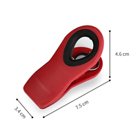 Clips magnétiques en plastique personnalisés pour la conservation des aliments, clips de fermeture pour sacs à collation, produits ménagers promotionnels, autocollants magnétiques pour réfrigérateur