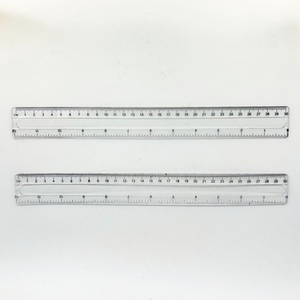 Regla de Plástico Duro Transparente de Alta Calidad de 12 Pulgadas (30 cm) para Uso Escolar y de Oficina - Product Image 5