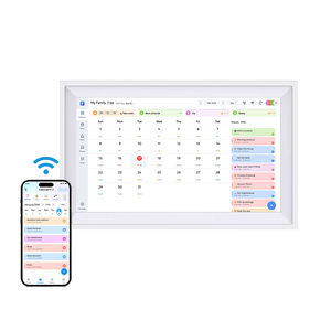 Calendario Digital Familiar con Pantalla Táctil LCD de 15.6 Pulgadas, Tabla de Tareas Familiares, Calendario Inteligente con <span class=keywords><strong>Google</strong></span> Cloud <span class=keywords><strong>para</strong></span> la Familia - Product Image 1
