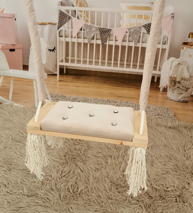 Balançoire en bois pour enfants ou adultes Balançoire extérieure pour enfants - Product Image 5