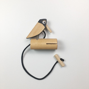 En gros Instrument de percussion Orff, Castagnette en bois, Tube sonore en bois, Simulation de coucou, Jouet musical éducatif précoce - Product Image 5