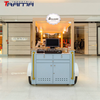 Kiosque de jus de fruits pour centre commercial, kiosque de crème glacée/café/jus