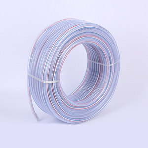 Tuyau flexible en PVC Guoma Ruixiang 11,5*15,5 blanc transparent haute pression pour lavage de voiture, tuyau flexible en forme de peau de serpent - Product Image 1