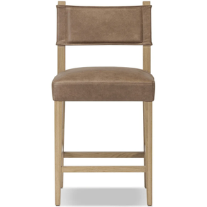 Ferris Counter  Animal Hyde/Hide/Leather and Wood Customized color Durable High Bar <b>Stool</b> for Home Bar & <b>Dining</b> Room - Product Image 2