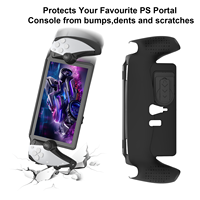 Housse de protection en TPU revêtement anti-rayures anti-empreintes digitales pour manettes de jeu antichoc larges compatibles avec le portail PS