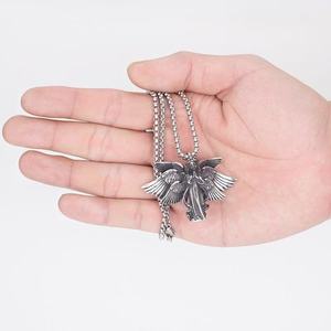 Collar con Colgante de Ángel de Seis Alas yunnique, Acero Inoxidable, Unisex, Joyería de Regalo con Diseño de Alas - Product Image 4
